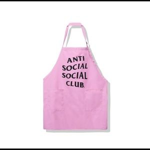 Anti social social Club Apron Splatter